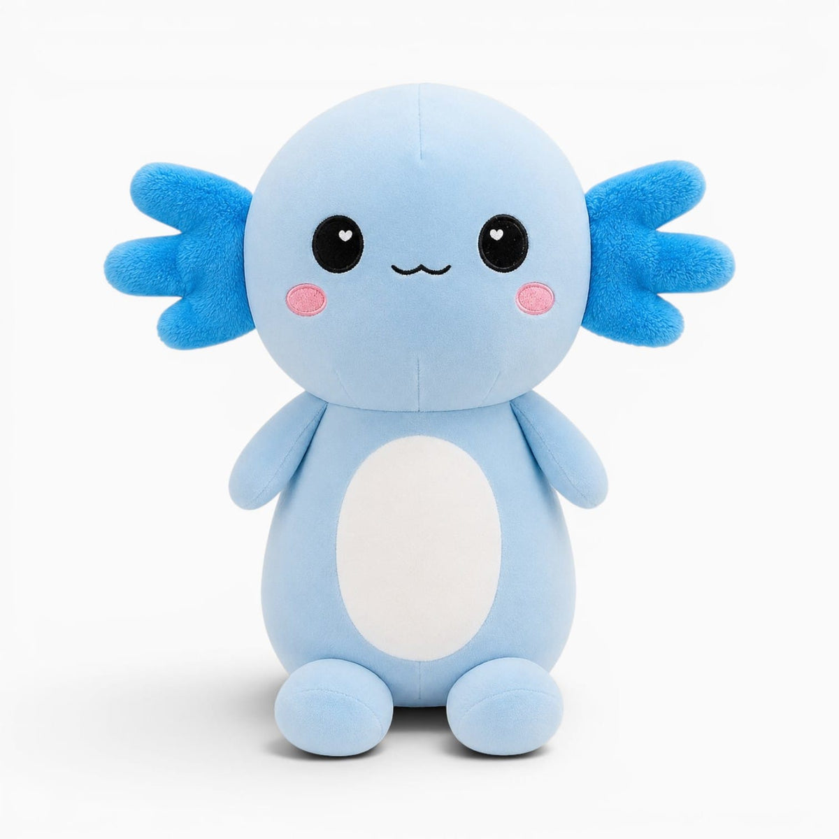 Pluschtierland Hellblaues Axolotl-Kuscheltier Hellblaues Axolotl-Kuscheltier