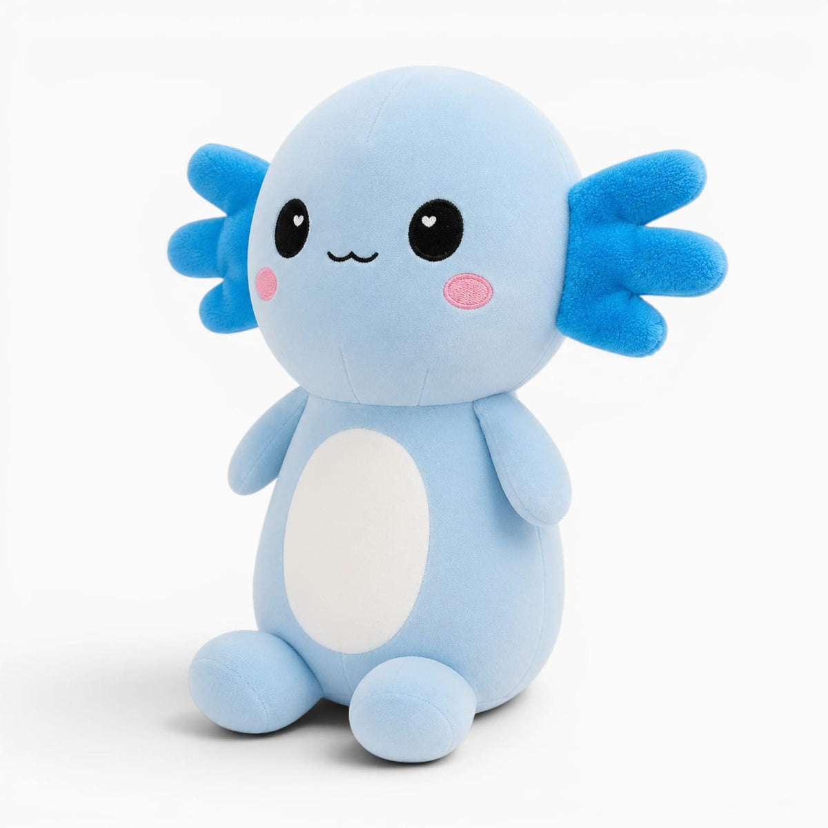 Pluschtierland Hellblaues Axolotl-Kuscheltier Hellblaues Axolotl-Kuscheltier