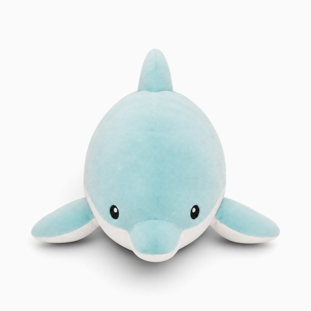 Pluschtierland Hellblaues Delfin-Kuscheltier Hellblaues Delfin-Kuscheltier