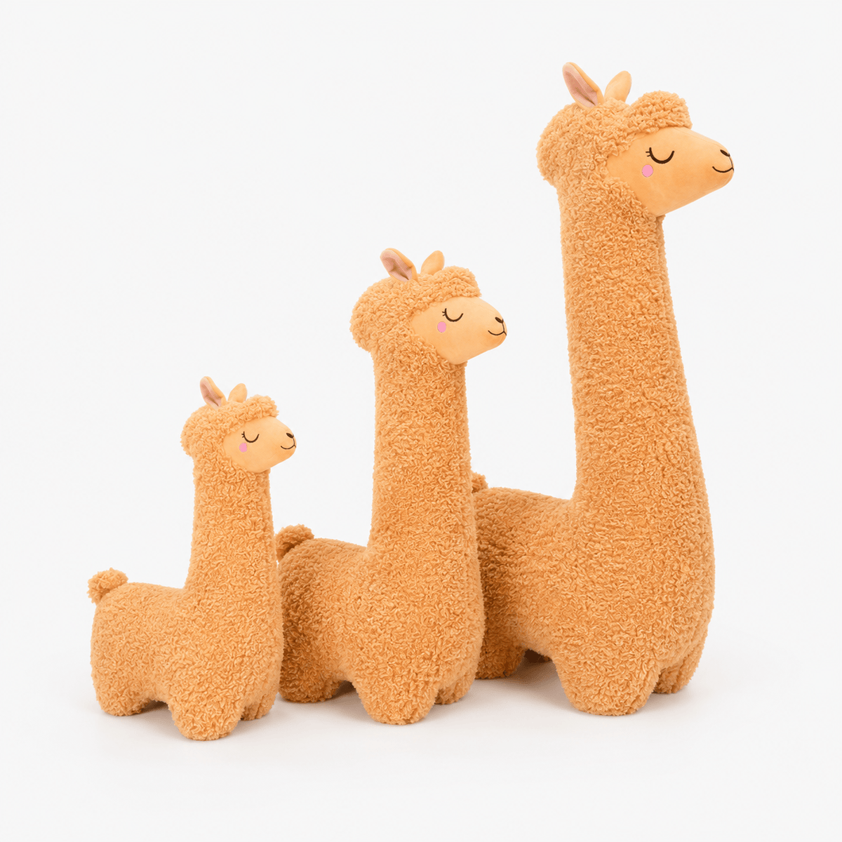 Pluschtierland Hellbraunes Lama-Kuscheltier Hellbraunes Lama-Kuscheltier