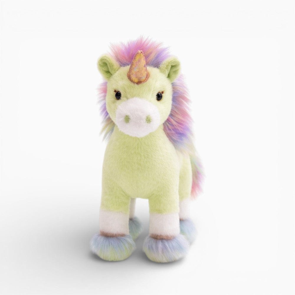 Pluschtierland Hellgrünes Einhorn Kuscheltier mit Regenbogenmähne Hellgrünes Einhorn Kuscheltier mit Regenbogenmähne