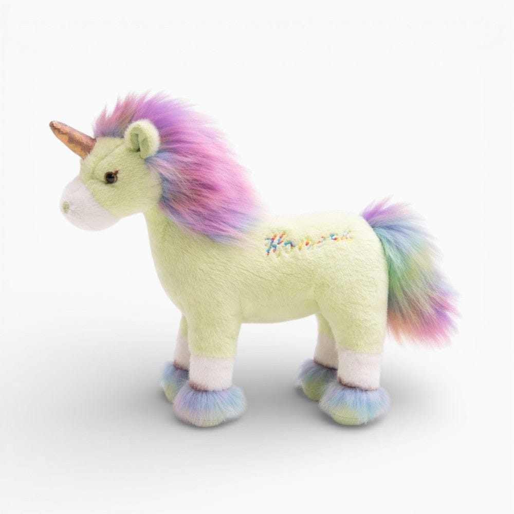 Pluschtierland Hellgrünes Einhorn Kuscheltier mit Regenbogenmähne Hellgrünes Einhorn Kuscheltier mit Regenbogenmähne