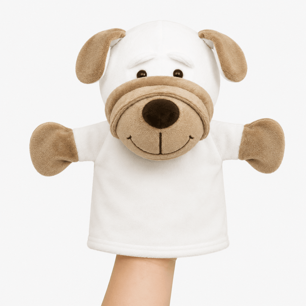 Pluschtierland Hund Handpuppe Kuscheltier Hund Handpuppe Kuscheltier
