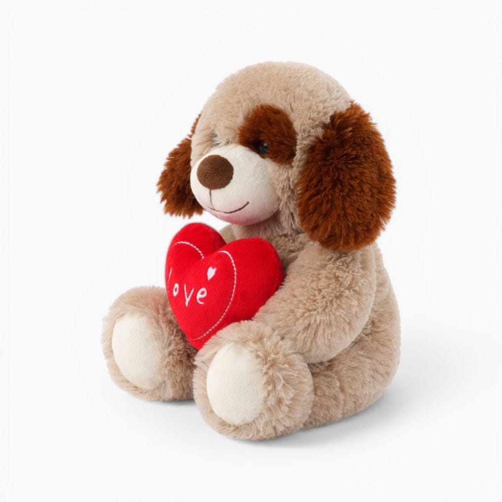 Pluschtierland Hund Kuscheltier mit Herz Valentinstag Geschenk Hund Kuscheltier mit Herz Valentinstag Geschenk