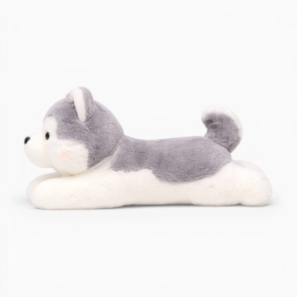 Pluschtierland Husky Kuscheltier liegend Kawaii Husky Kuscheltier liegend Kawaii