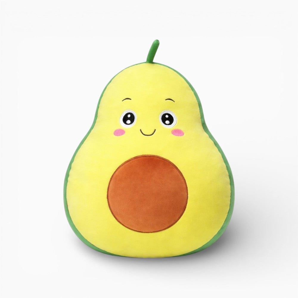 Pluschtierland Kawaii Avocado Plüschkissen mit Gesicht Kawaii Avocado Plüschkissen mit Gesicht