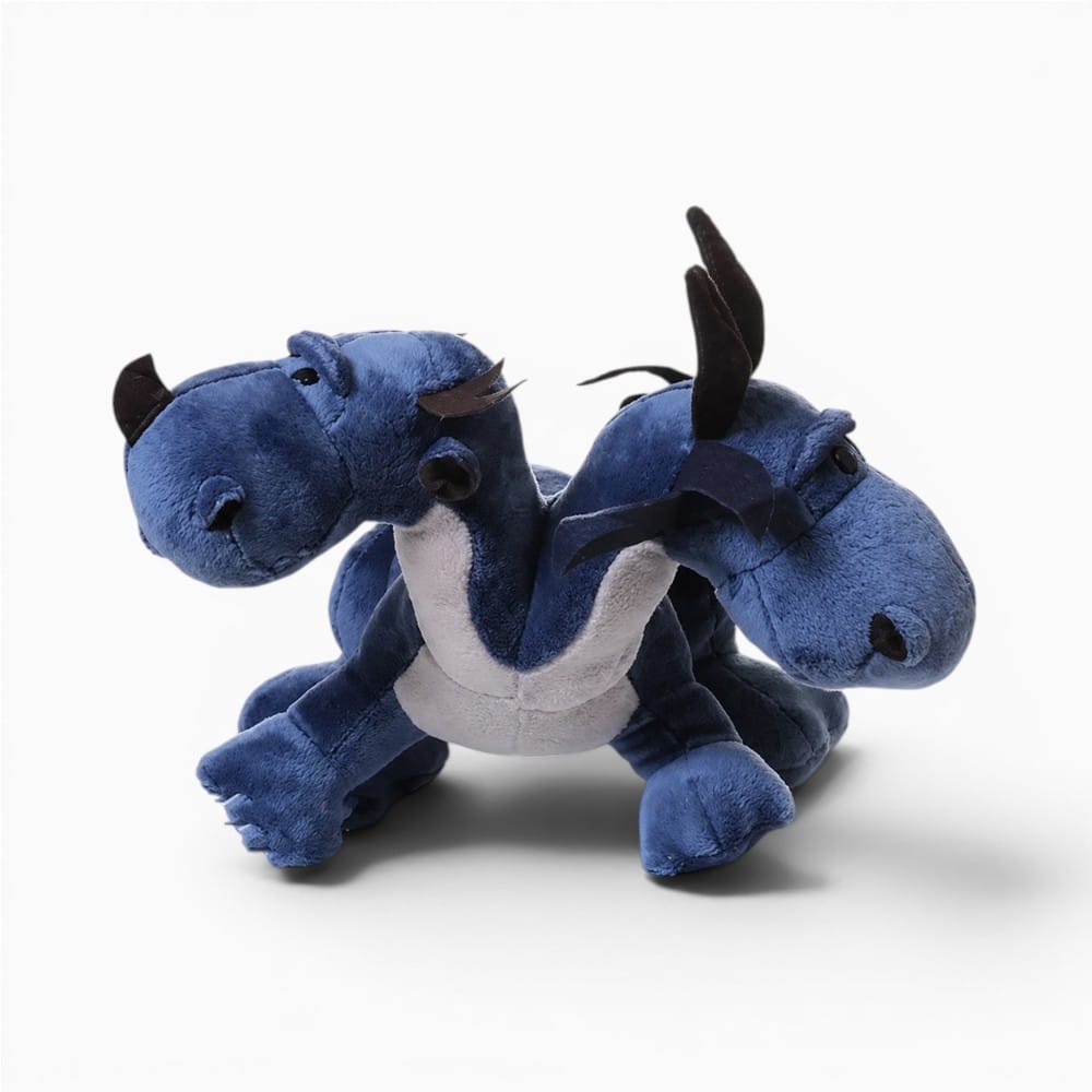 Pluschtierland Kawaii Blauer Doppelköpfiger Drachen Plüsch Kawaii Blauer Doppelköpfiger Drachen Plüsch