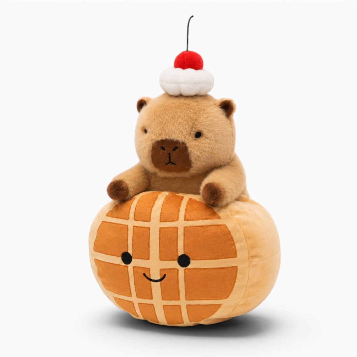 Pluschtierland Kawaii Capybara Kuscheltier mit Brot Kawaii Capybara Kuscheltier mit Brot