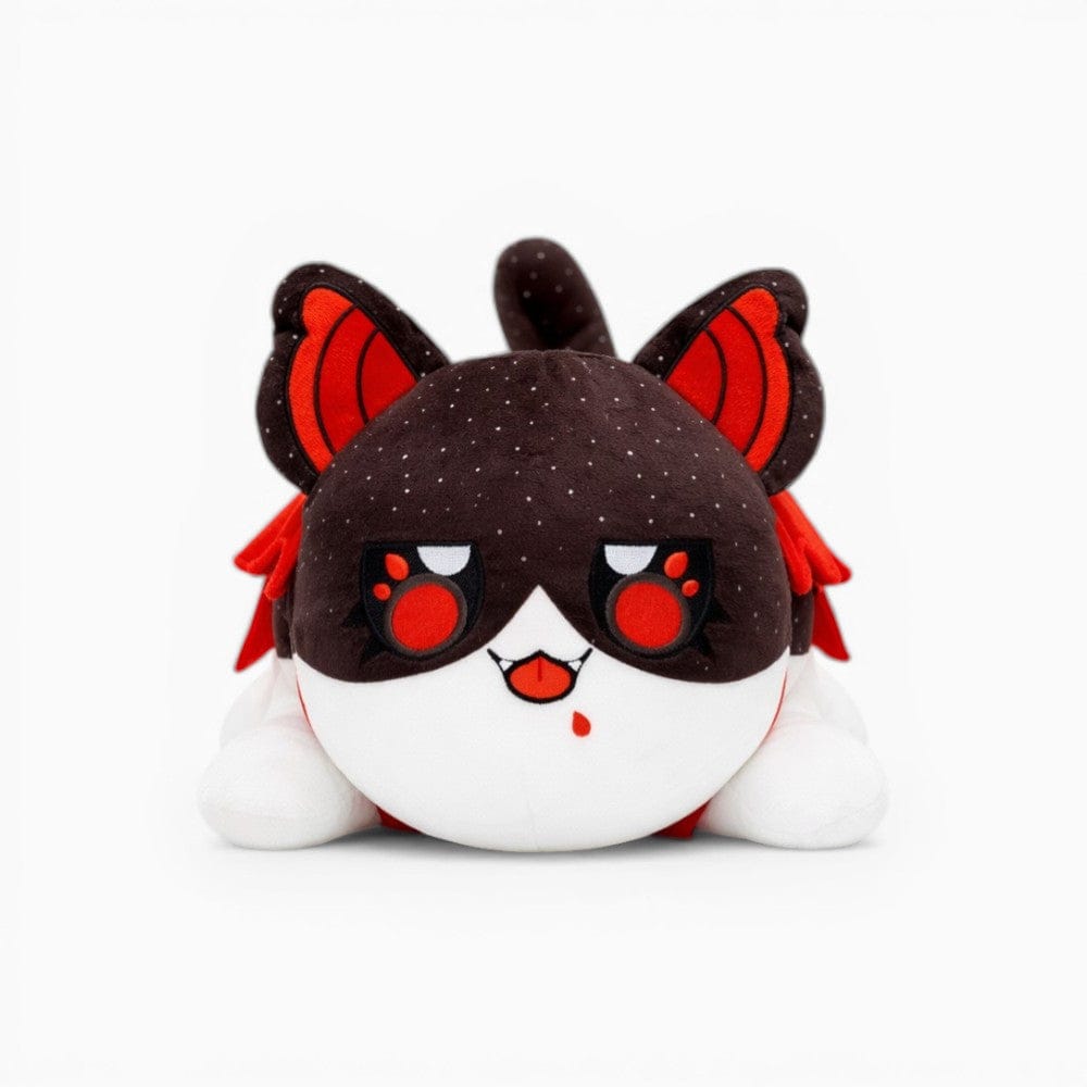 Pluschtierland Kawaii Katze Kuscheltier mit rotem Umhang Kawaii Katze Kuscheltier mit rotem Umhang