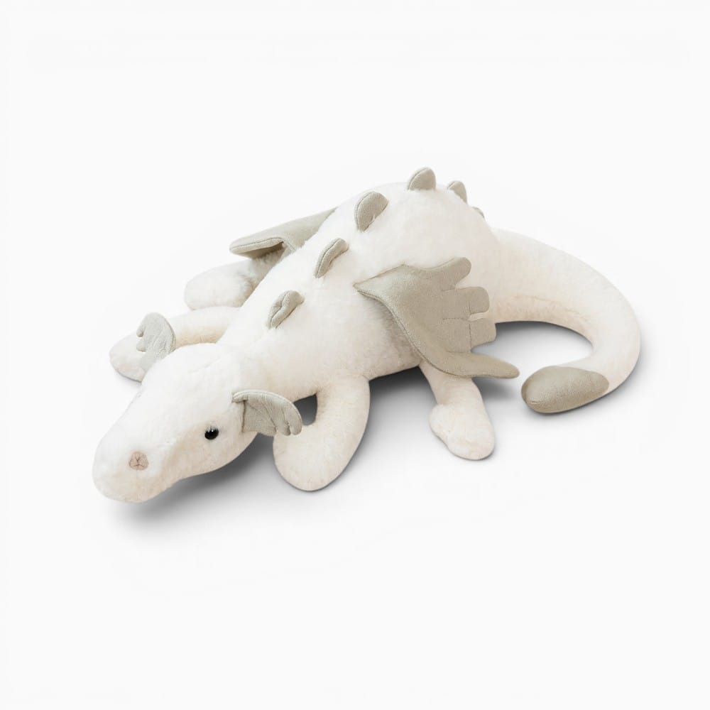 Pluschtierland Kawaii Weißer Drachen Plüsch Kawaii Weißer Drachen Plüsch