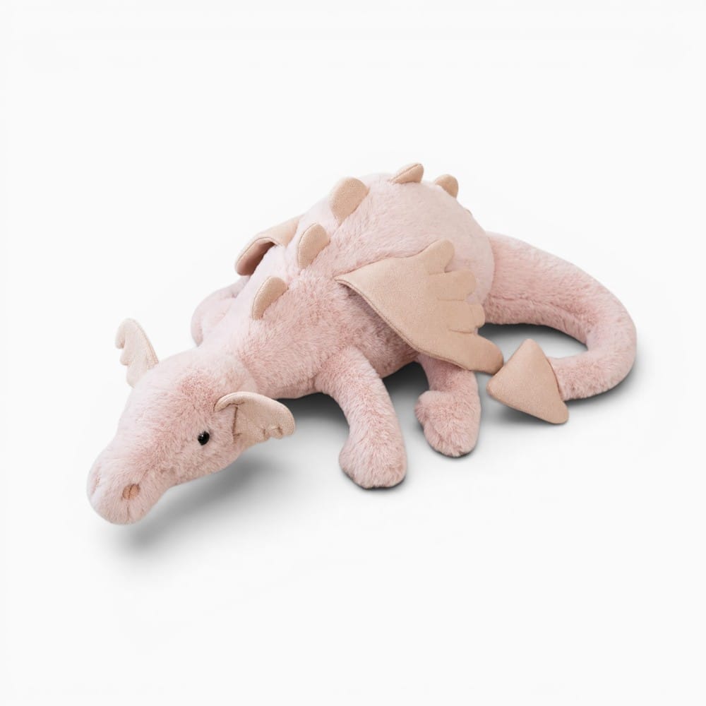 Pluschtierland Kawaii Zartrosa Drachen Plüsch Kawaii Zartrosa Drachen Plüsch