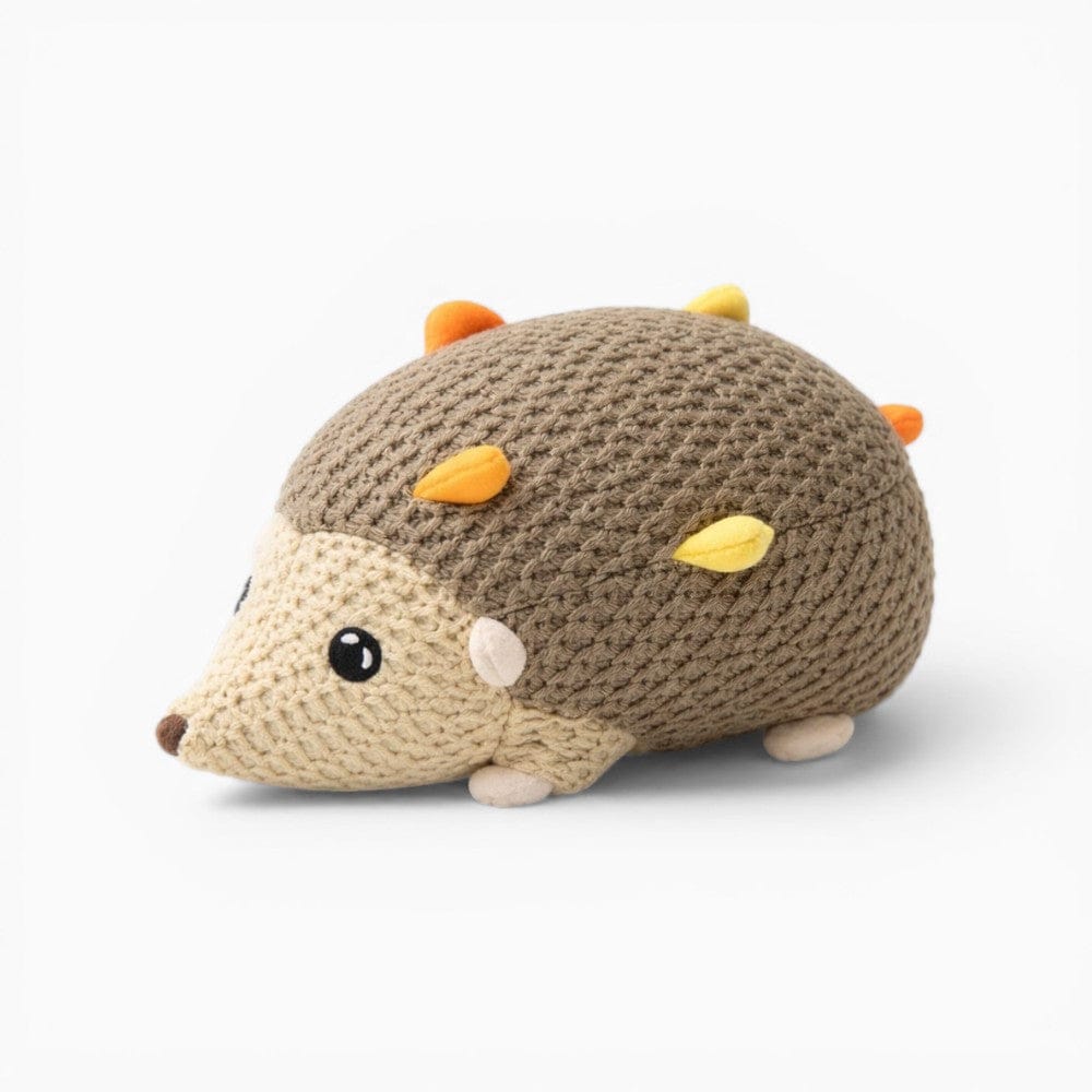 Pluschtierland Kleiner Igel Kuscheltier aus Strickstoff Kleiner Igel Kuscheltier aus Strickstoff
