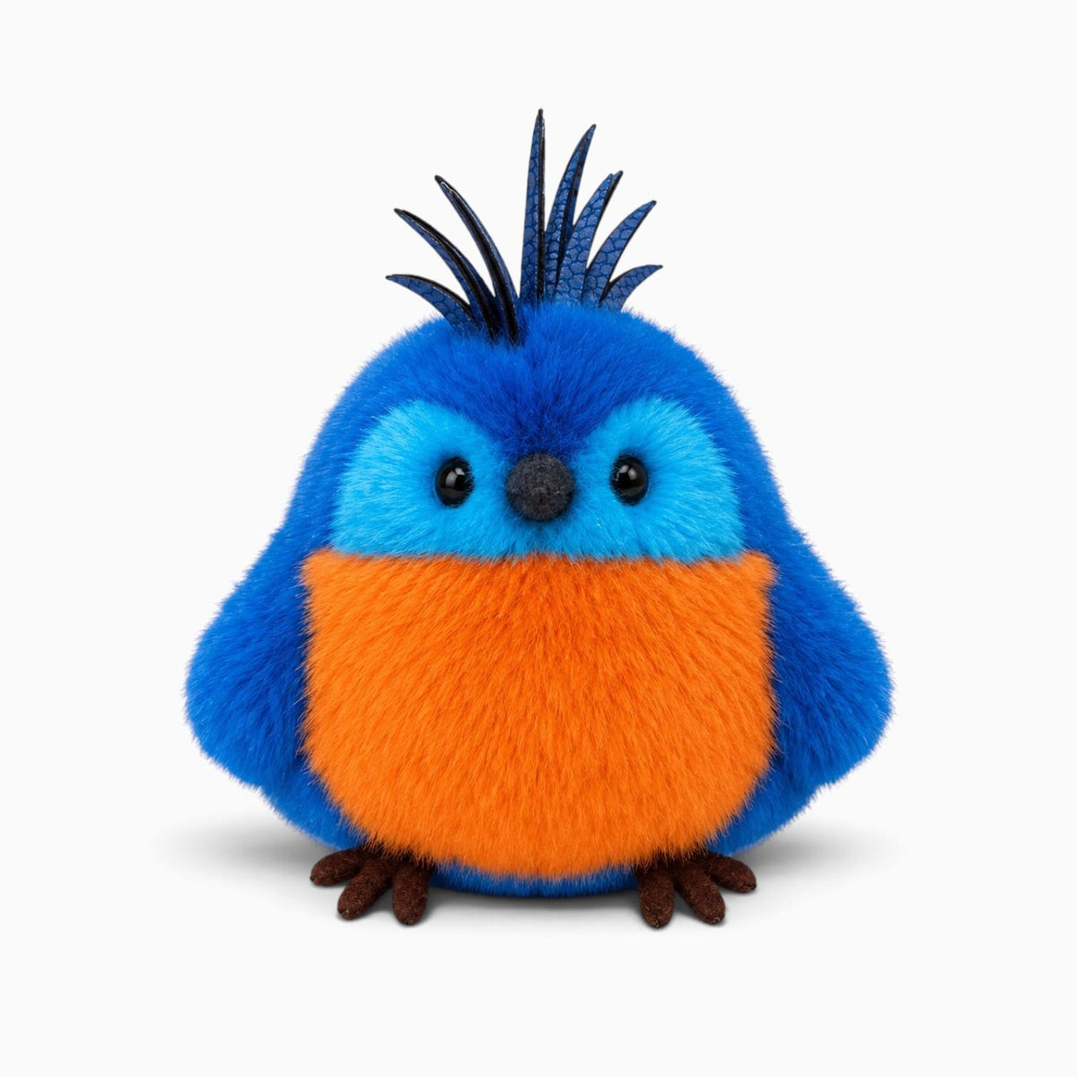 Pluschtierland Kleines blau-oranges Vogel-Kuscheltier Kleines blau-oranges Vogel-Kuscheltier