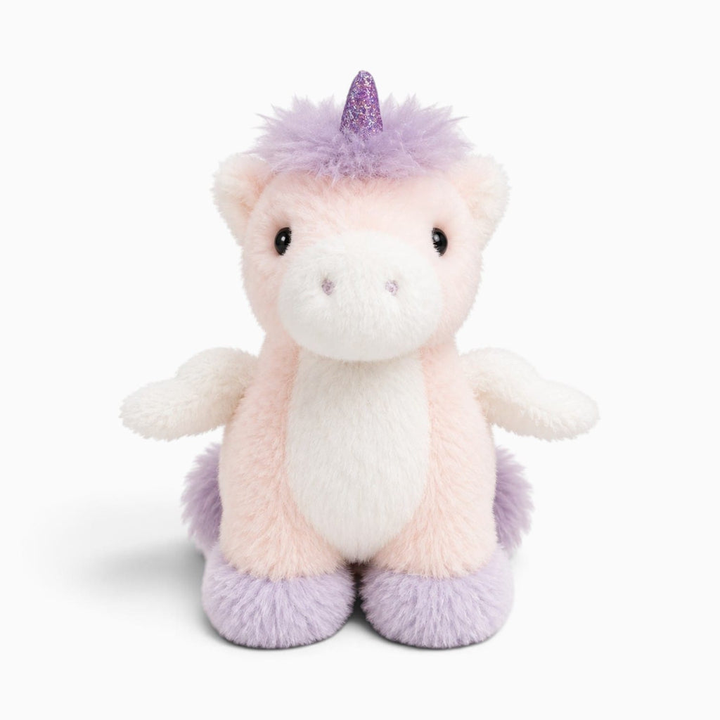 Pluschtierland Kleines rosa-lila Einhorn-Kuscheltier Kleines rosa-lila Einhorn-Kuscheltier