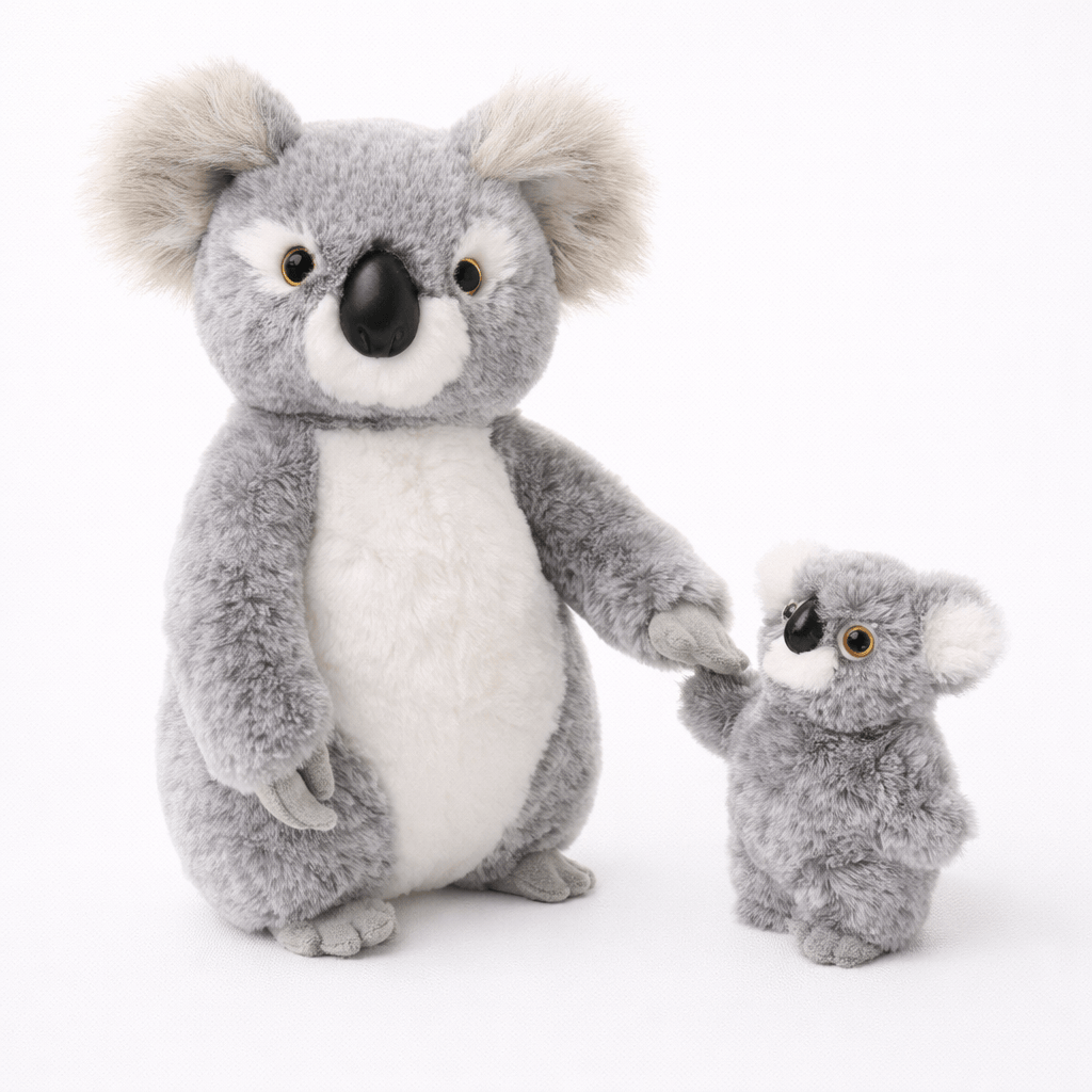 Pluschtierland Koala Kuscheltier mit Baby auf dem Arm Koala Kuscheltier mit Baby auf dem Arm