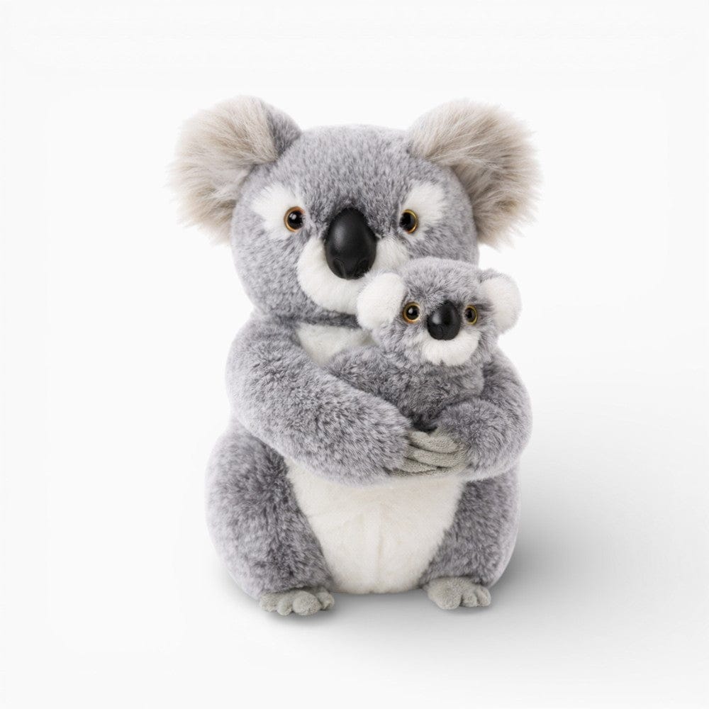 Pluschtierland Koala Kuscheltier mit Baby auf dem Arm Koala Kuscheltier mit Baby auf dem Arm