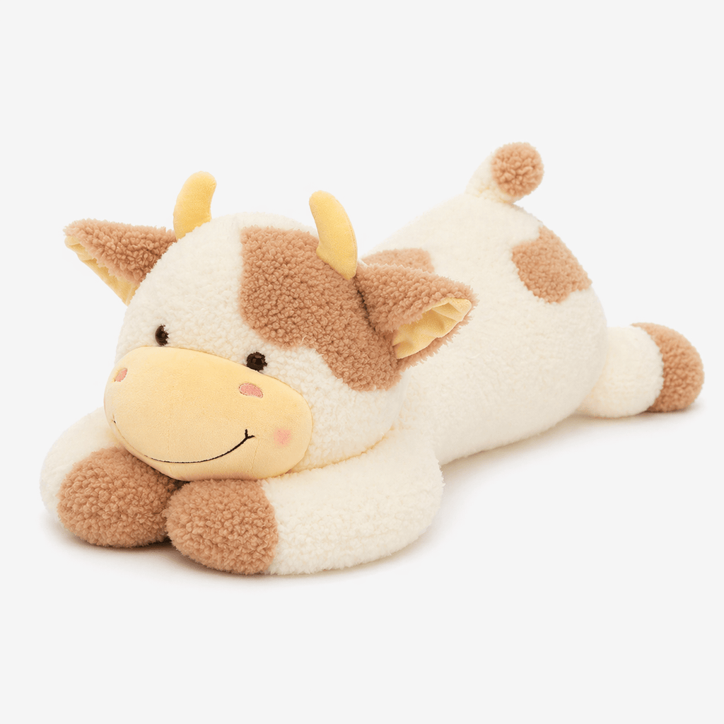 Pluschtierland Kuh Kuscheltier Braun Weiß Groß Kuh Kuscheltier Braun Weiß Groß