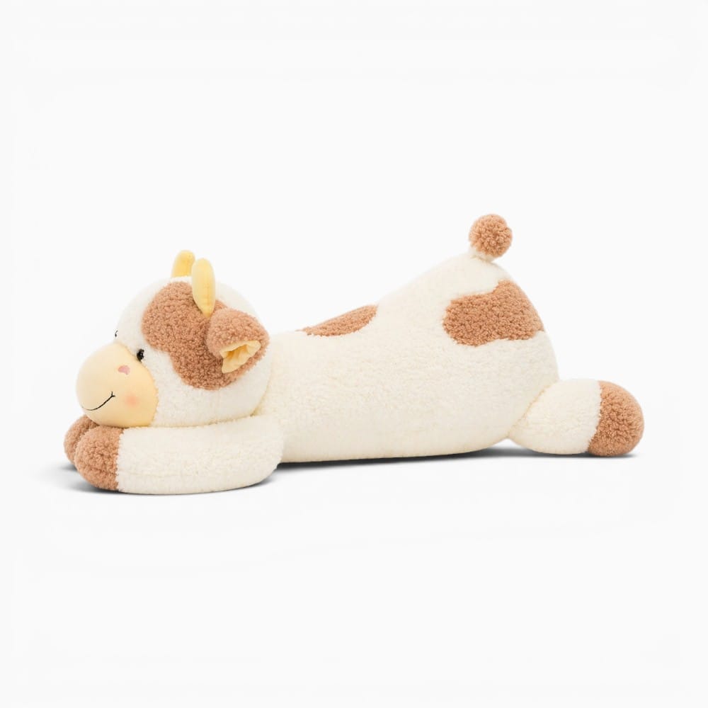 Pluschtierland Kuh Kuscheltier Braun Weiß Groß Kuh Kuscheltier Braun Weiß Groß