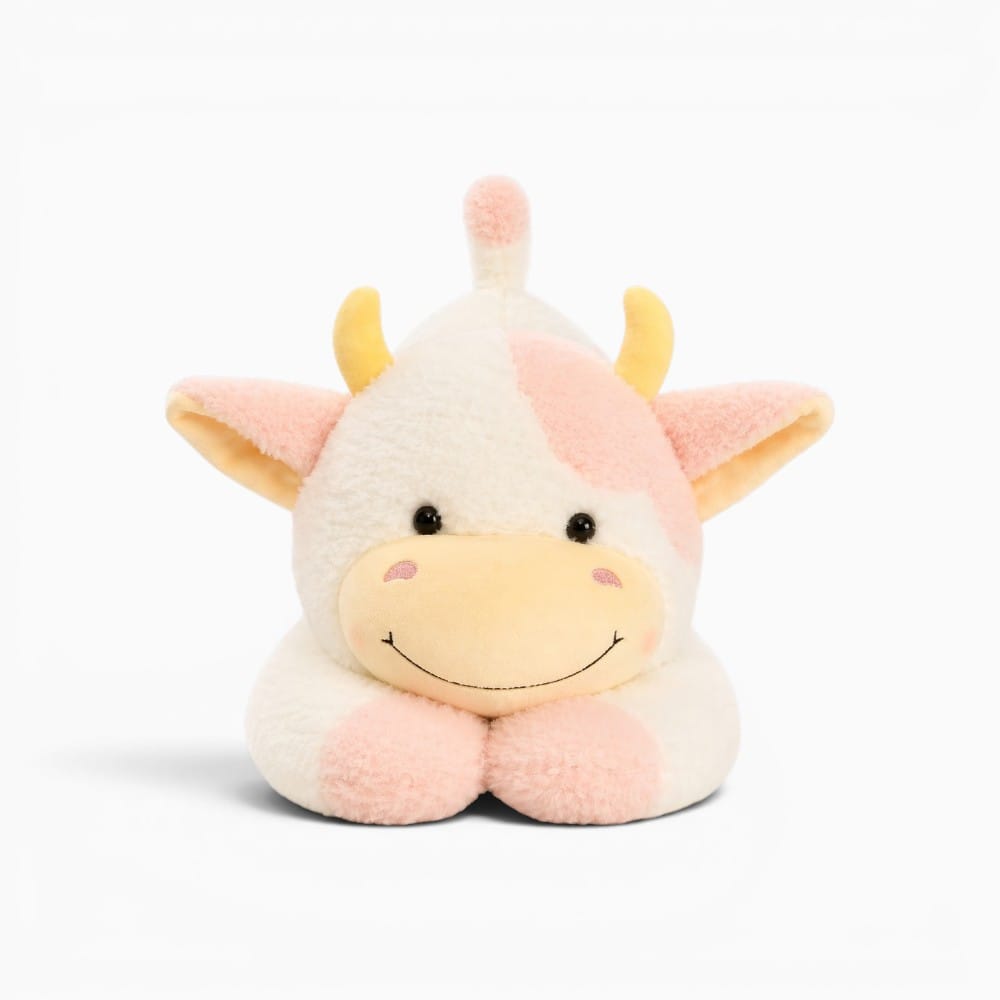 Pluschtierland Kuh Kuscheltier Rosa Weiß Groß Kuh Kuscheltier Rosa Weiß Groß