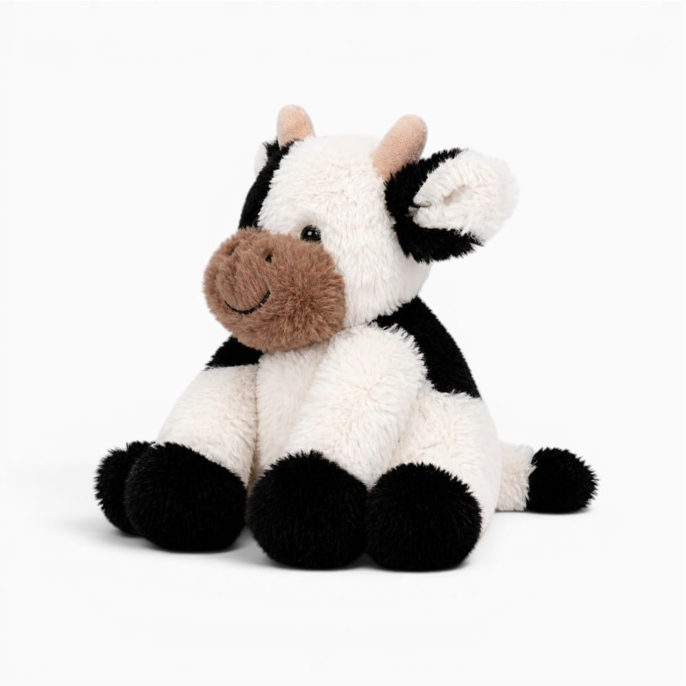 Pluschtierland Kuh Kuscheltier Schwarz Weiß Kuh Kuscheltier Schwarz Weiß