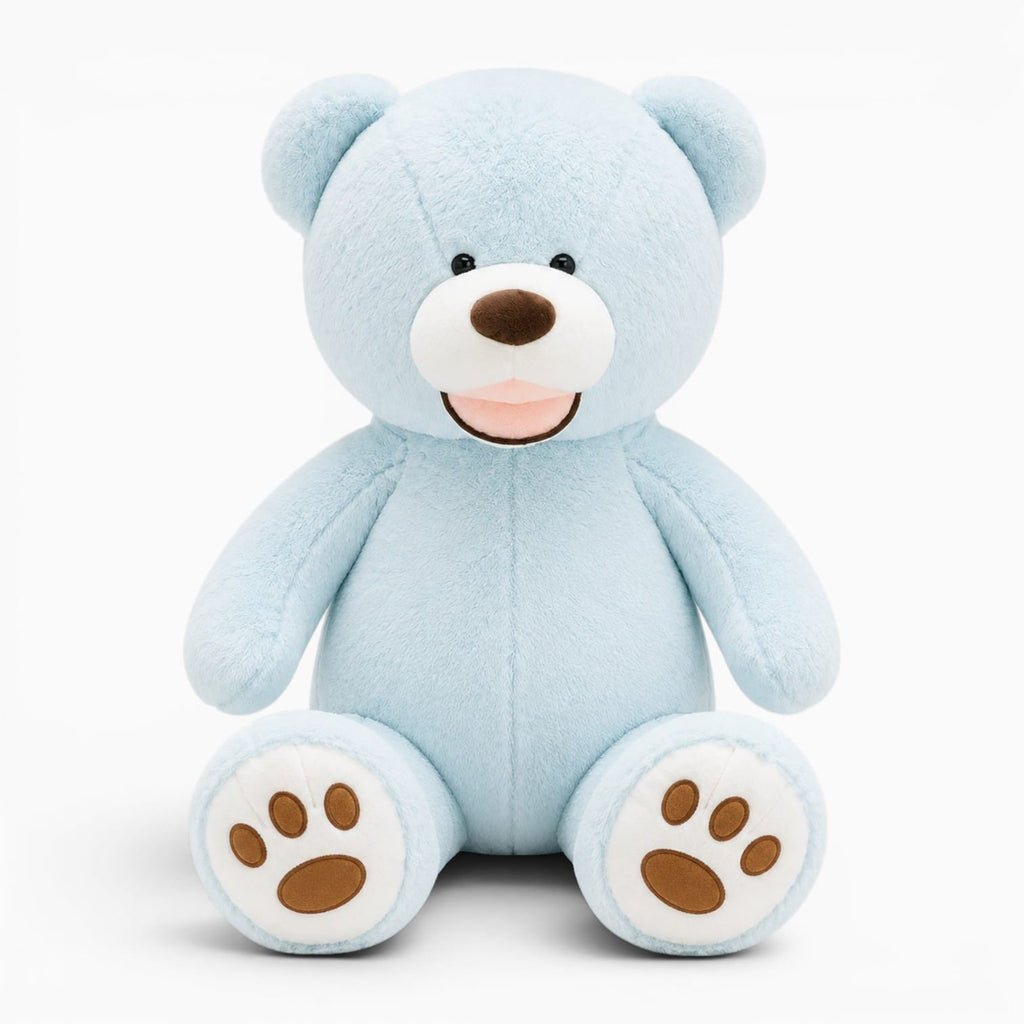 Pluschtierland Lächelnder hellblauer Teddybär Lächelnder hellblauer Teddybär