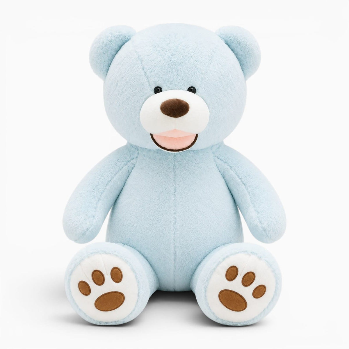 Pluschtierland Lächelnder hellblauer Teddybär Lächelnder hellblauer Teddybär