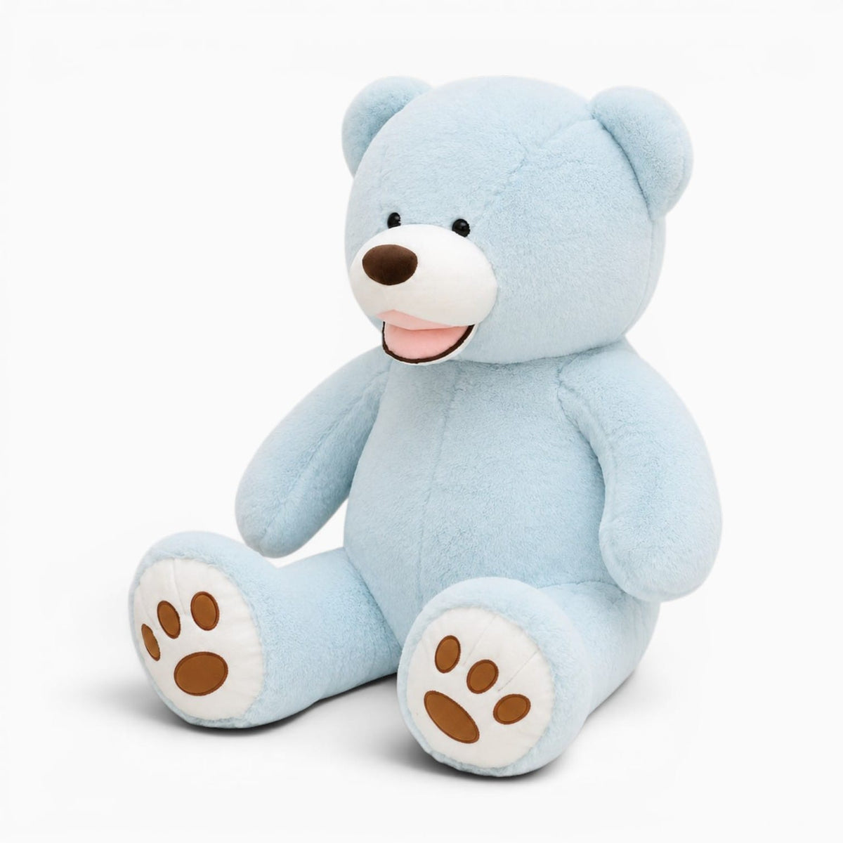 Pluschtierland Lächelnder hellblauer Teddybär Lächelnder hellblauer Teddybär