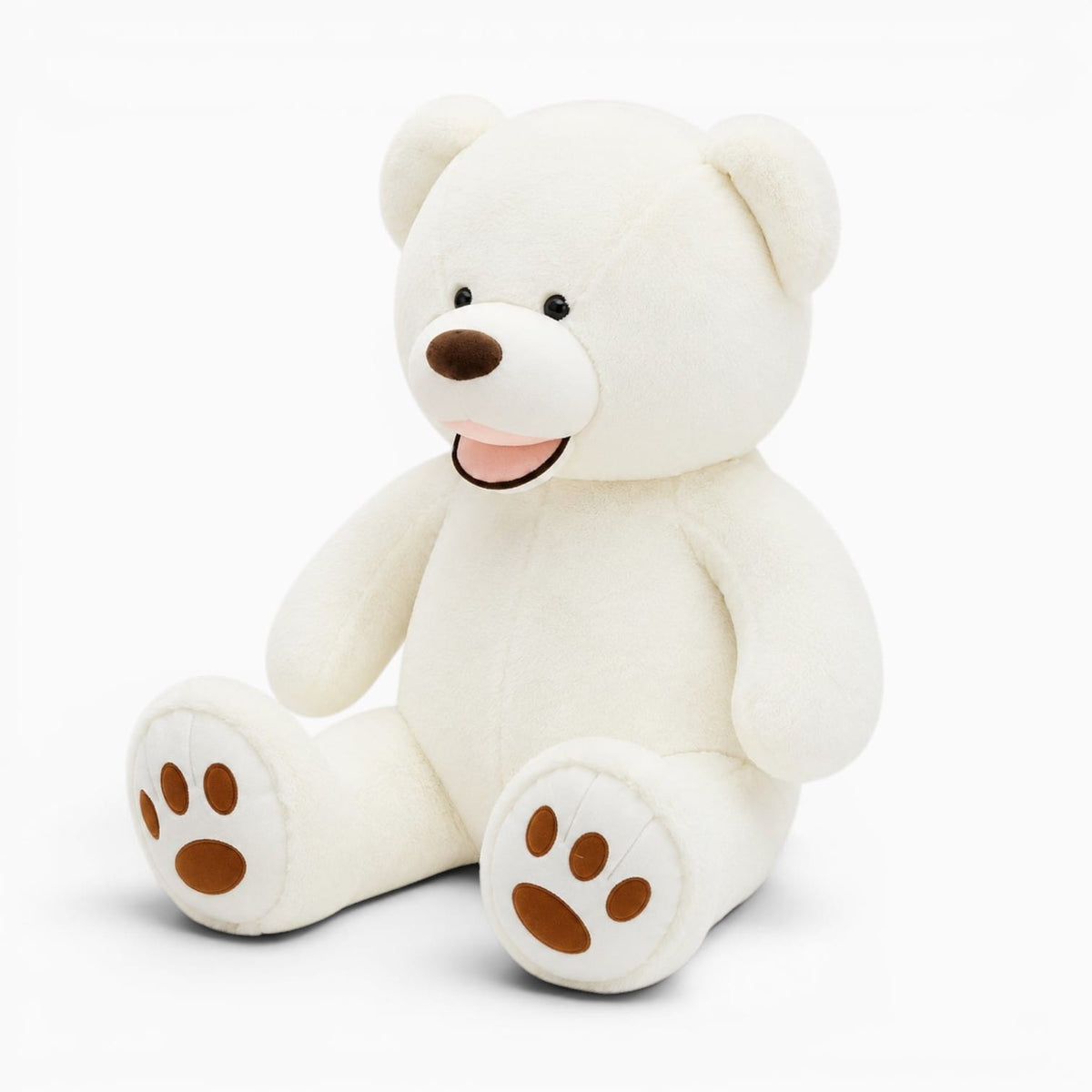 Pluschtierland Lächelnder weißer Teddybär Lächelnder weißer Teddybär