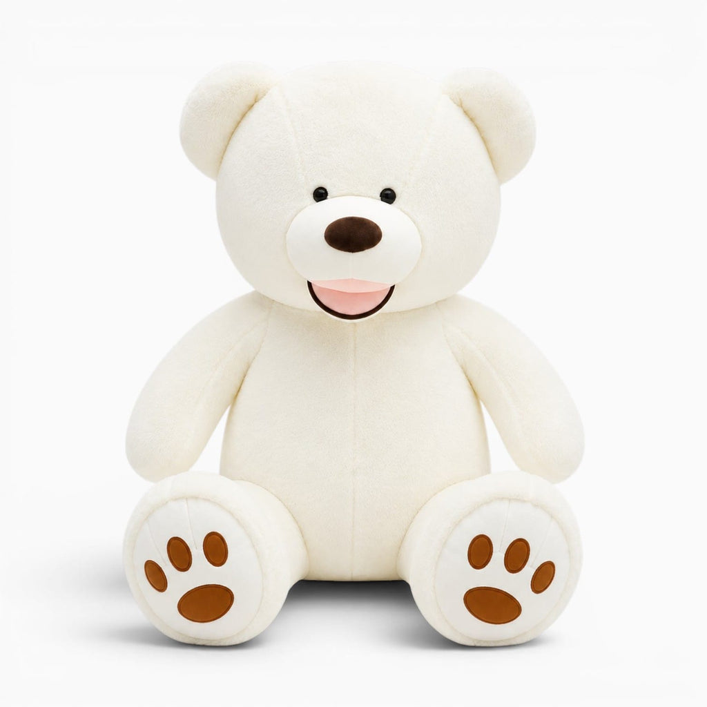 Pluschtierland Lächelnder weißer Teddybär Lächelnder weißer Teddybär