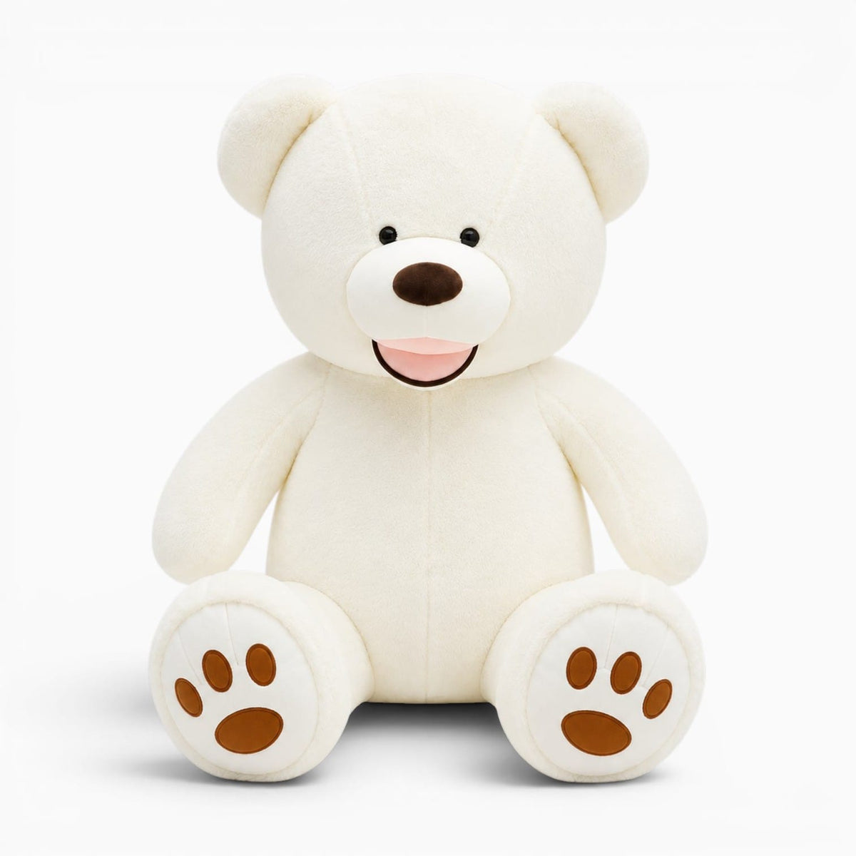 Pluschtierland Lächelnder weißer Teddybär Lächelnder weißer Teddybär