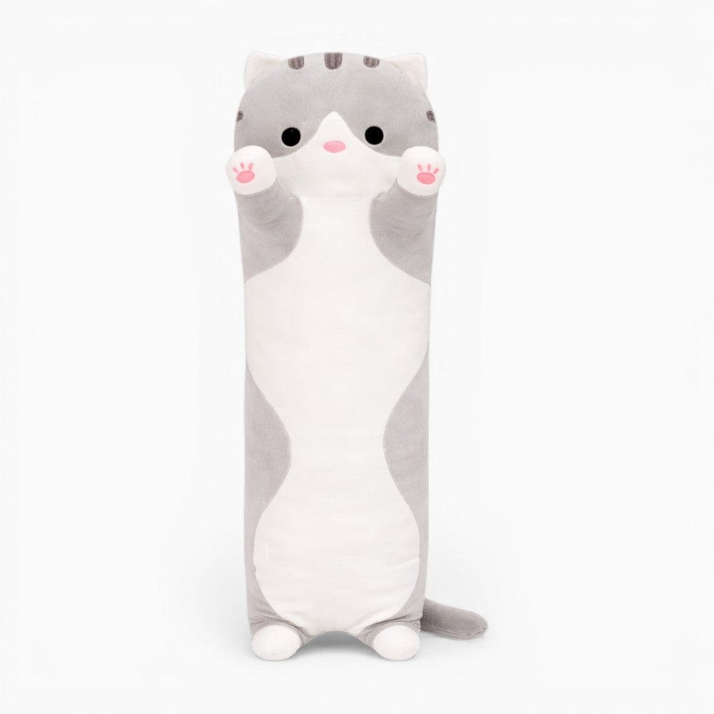 Pluschtierland Langes Katze Kuscheltier grau weiß Langes Katze Kuscheltier grau weiß