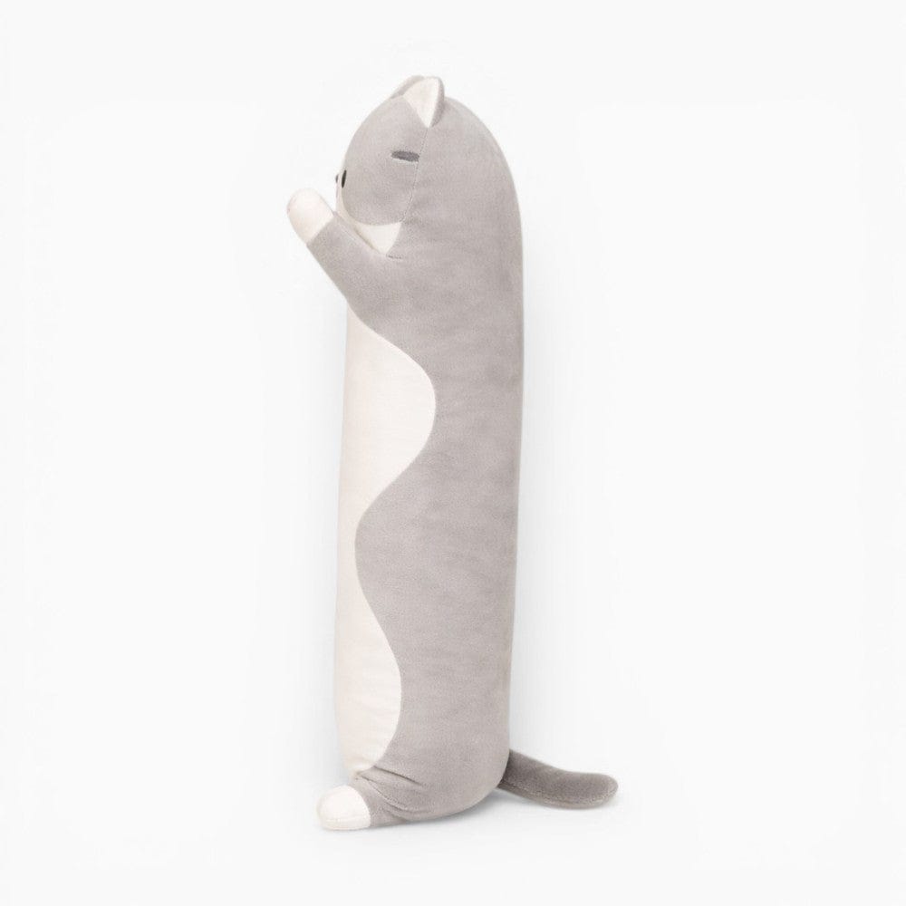 Pluschtierland Langes Katze Kuscheltier grau weiß Langes Katze Kuscheltier grau weiß