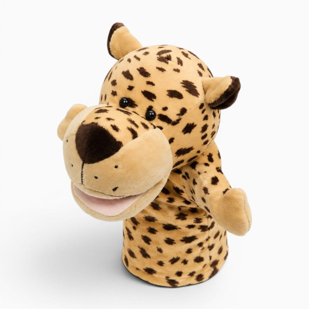 Pluschtierland Leopard Handpuppe Kuscheltier Leopard Handpuppe Kuscheltier