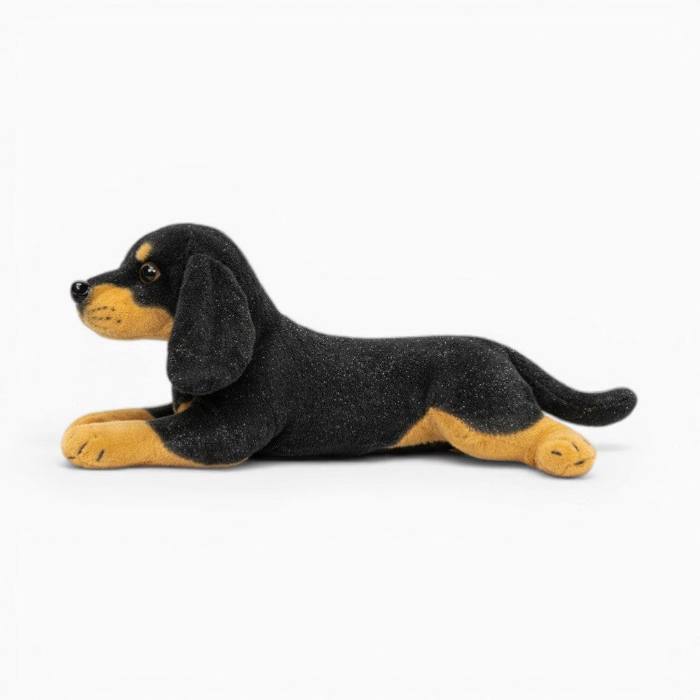Pluschtierland Liegender Rottweiler Kuscheltier Liegender Rottweiler Kuscheltier