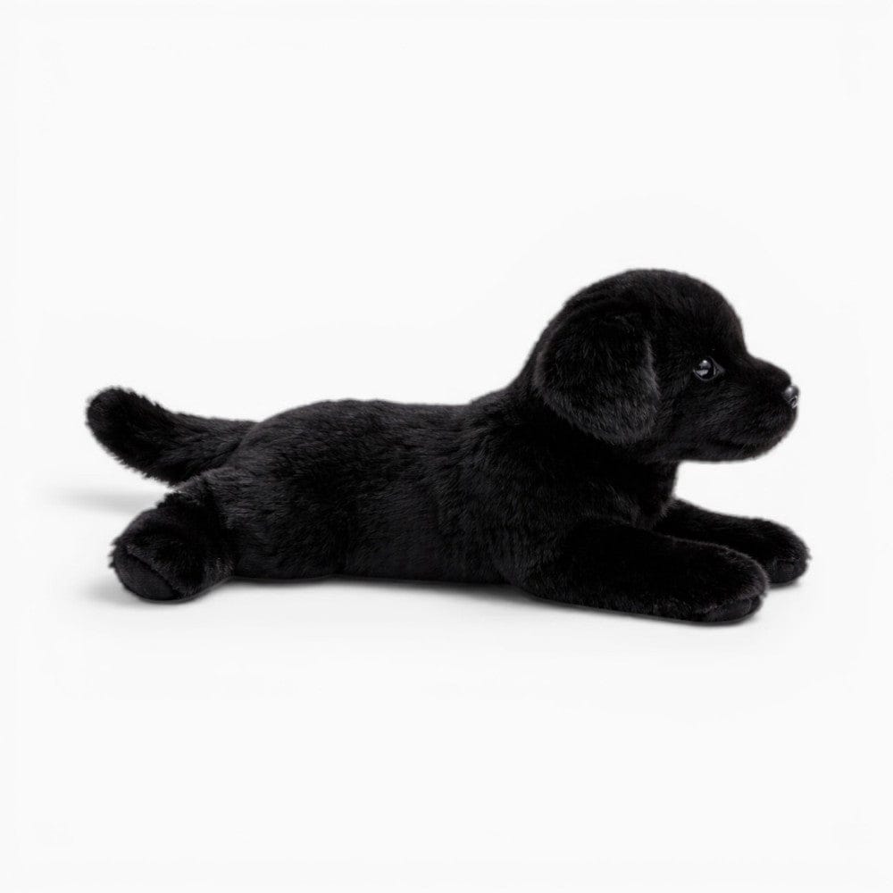 Pluschtierland Liegender schwarzer Labrador Kuscheltier Liegender schwarzer Labrador Kuscheltier