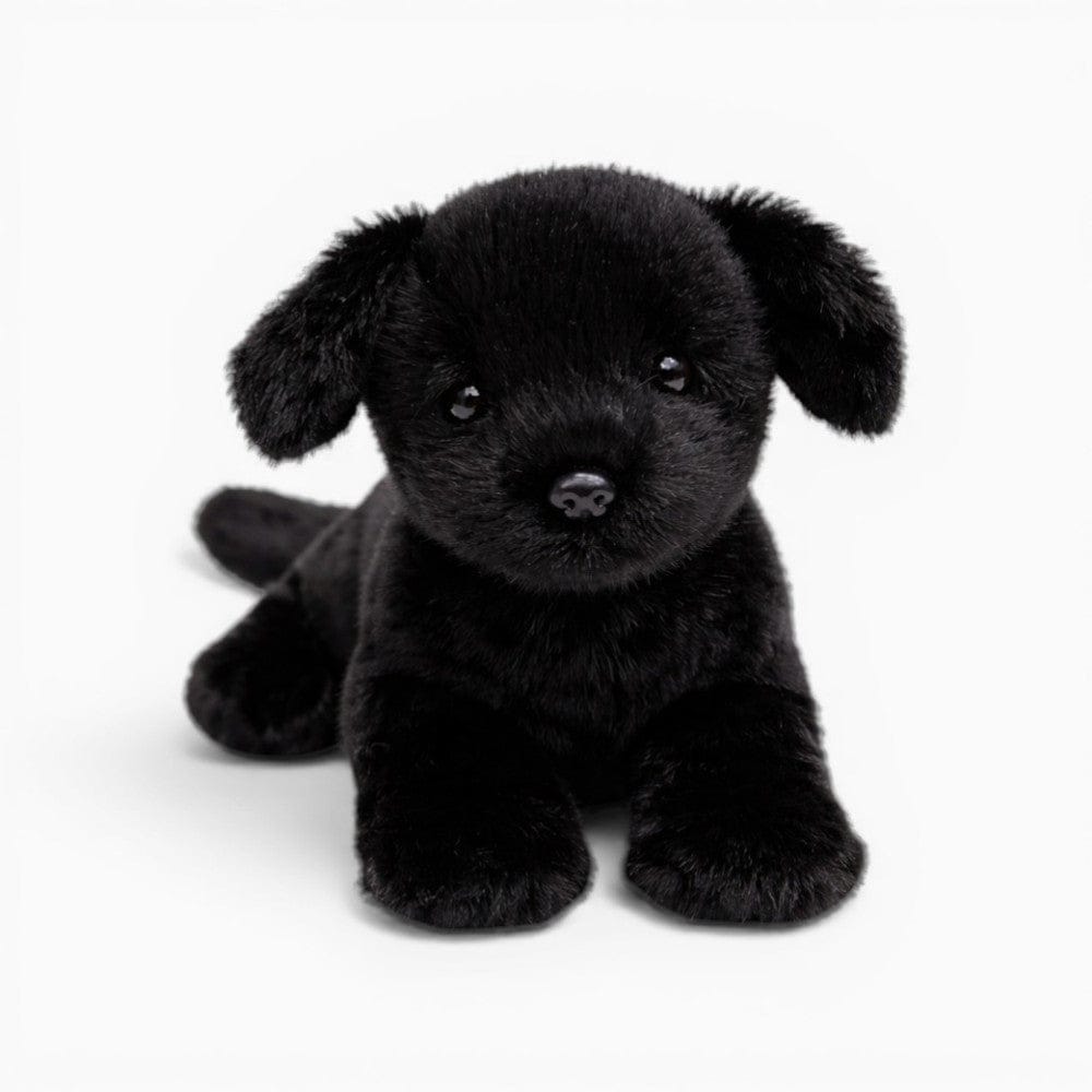 Pluschtierland Liegender schwarzer Labrador Kuscheltier Liegender schwarzer Labrador Kuscheltier