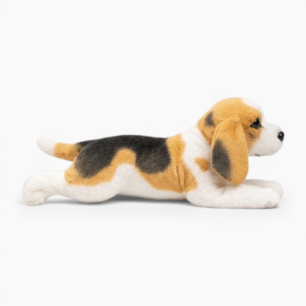 Pluschtierland Liegendes Hund Kuscheltier naturgetreu Liegendes Hund Kuscheltier naturgetreu