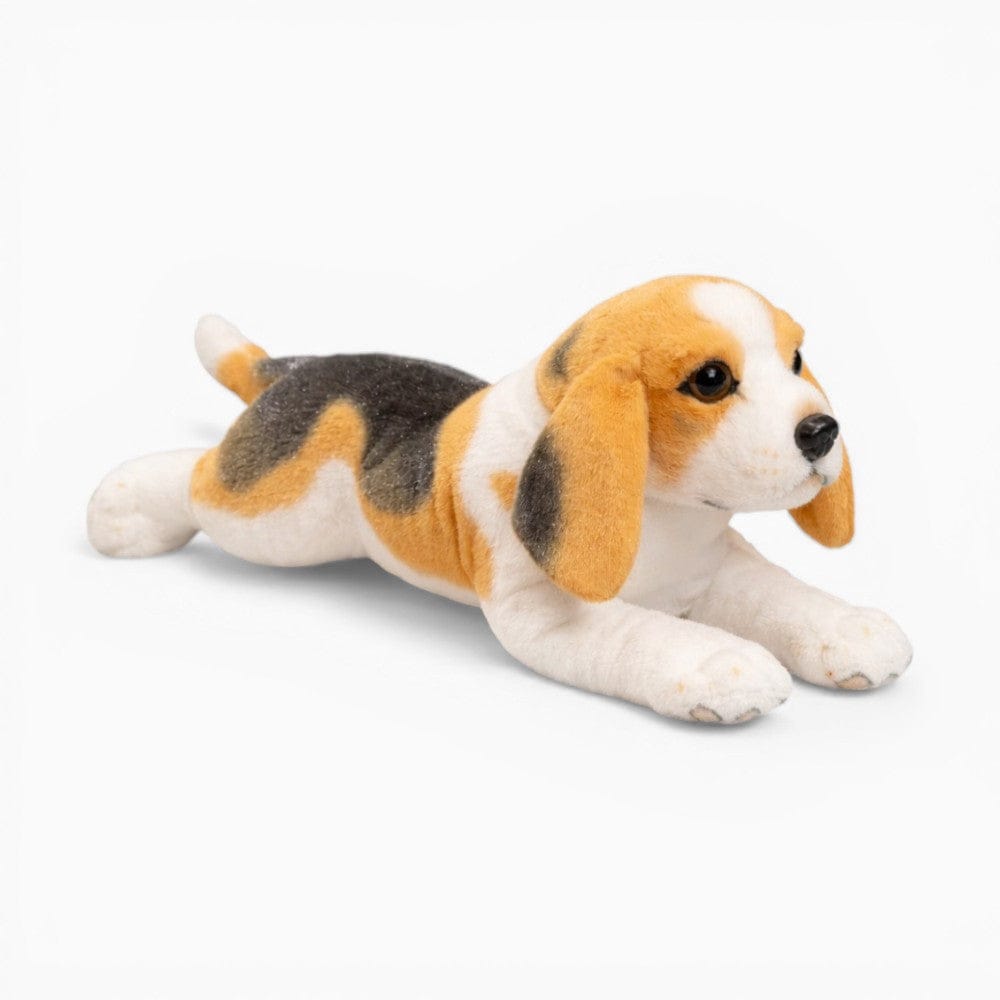 Pluschtierland Liegendes Hund Kuscheltier naturgetreu Liegendes Hund Kuscheltier naturgetreu