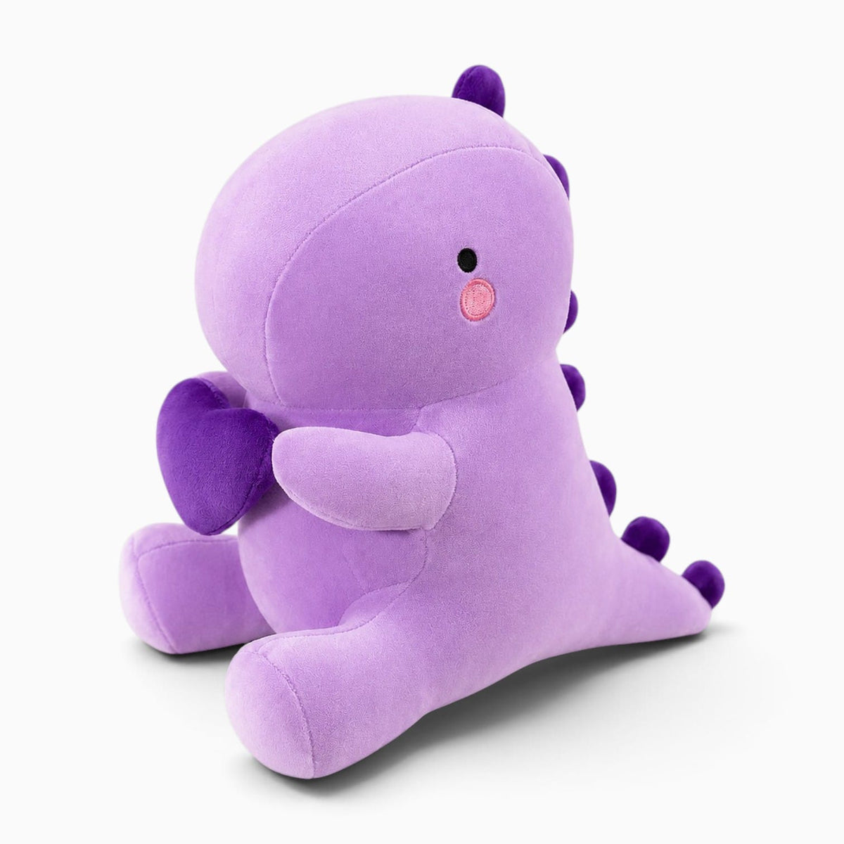 Pluschtierland Lila Dinosaurier-Kuscheltier mit Herz Lila Dinosaurier-Kuscheltier mit Herz