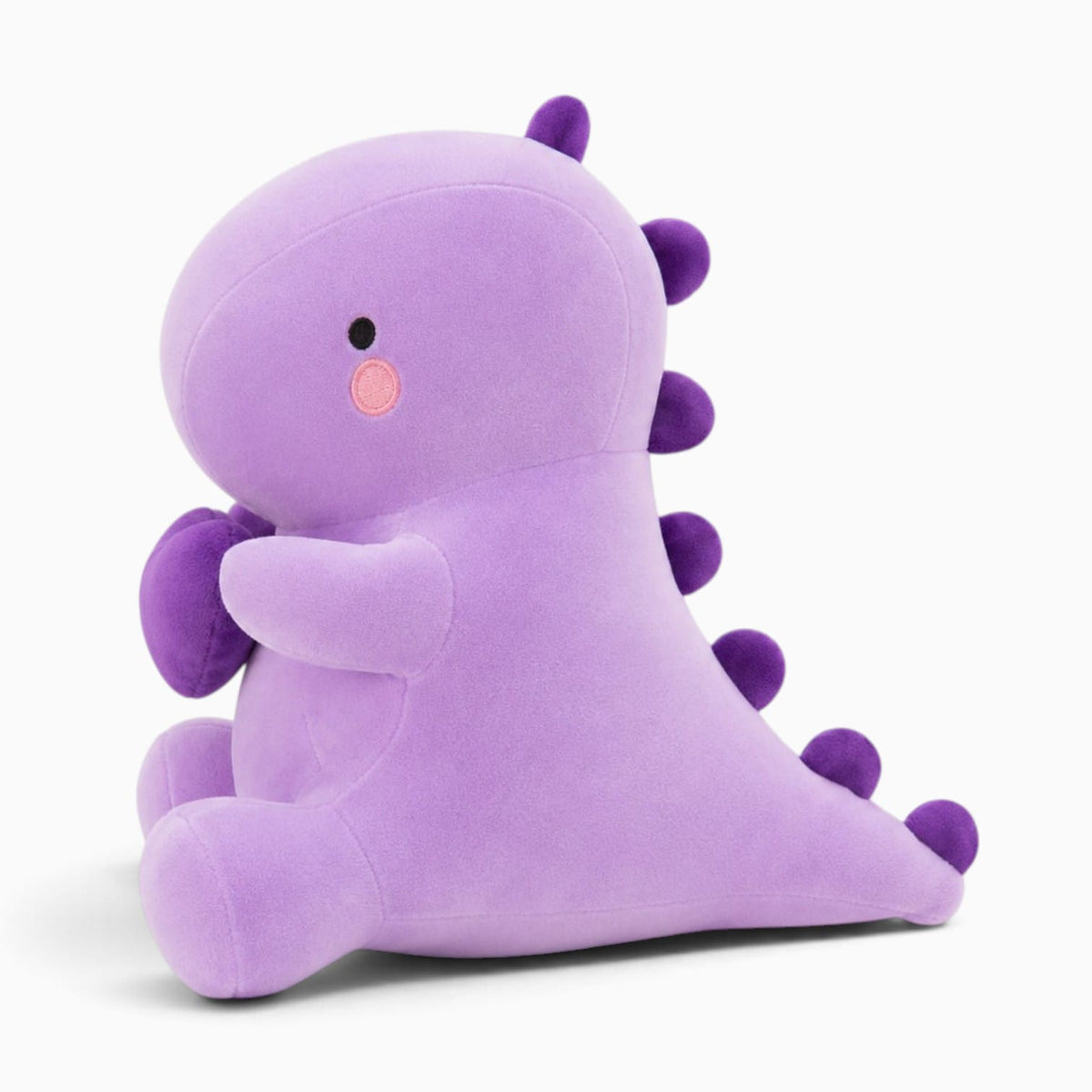 Pluschtierland Lila Dinosaurier-Kuscheltier mit Herz Lila Dinosaurier-Kuscheltier mit Herz