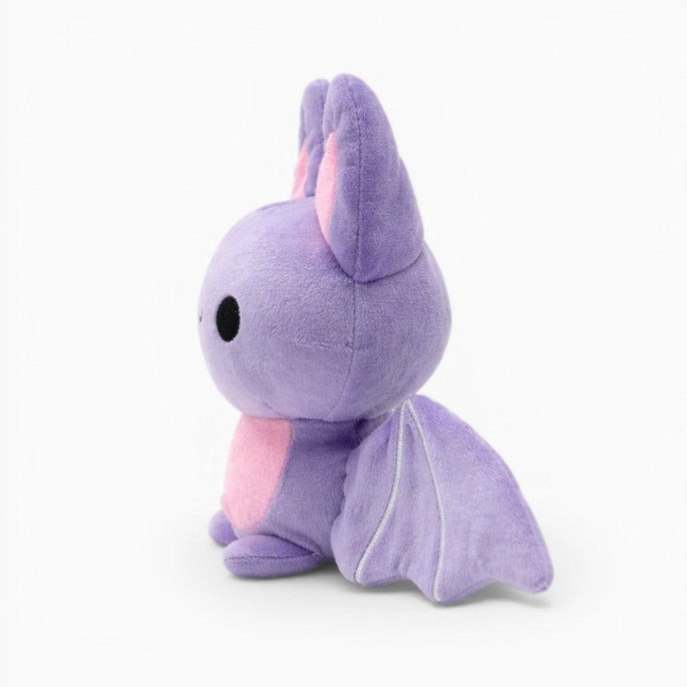 Pluschtierland Lila Fledermaus Stofftier mit Flügeln und pinken Ohren Lila Fledermaus Stofftier mit Flügeln und pinken Ohren