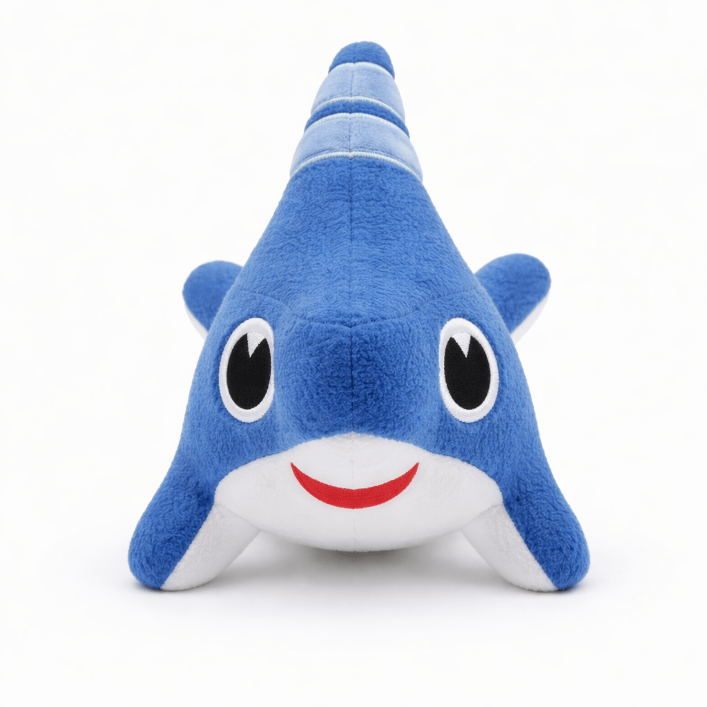 Pluschtierland Lustiges Hai Kuscheltier blau Lustiges Hai Kuscheltier blau