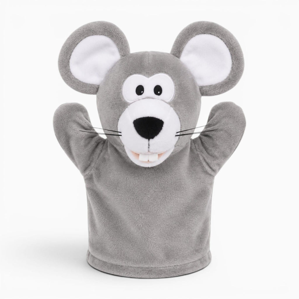 Pluschtierland Maus Handpuppe Kuscheltier Maus Handpuppe Kuscheltier