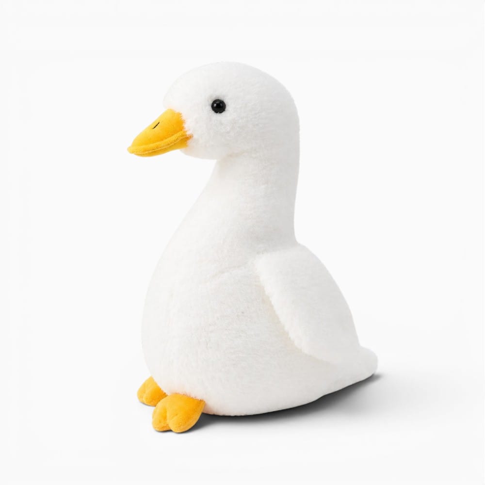 Pluschtierland Niedliche Weiße Gans Plüschfigur Niedliche Weiße Gans Plüschfigur