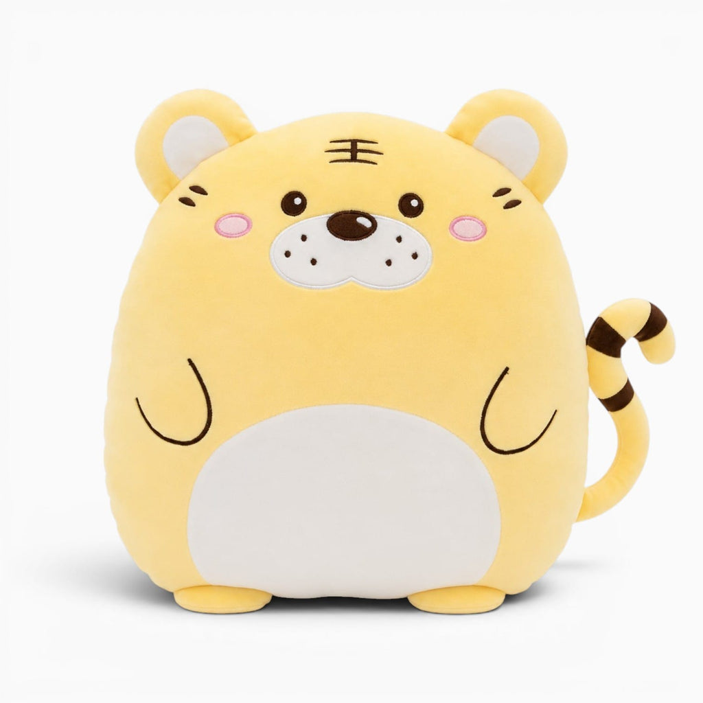 Pluschtierland Niedliches Gelbes Tiger Kuscheltier Niedliches Gelbes Tiger Kuscheltier