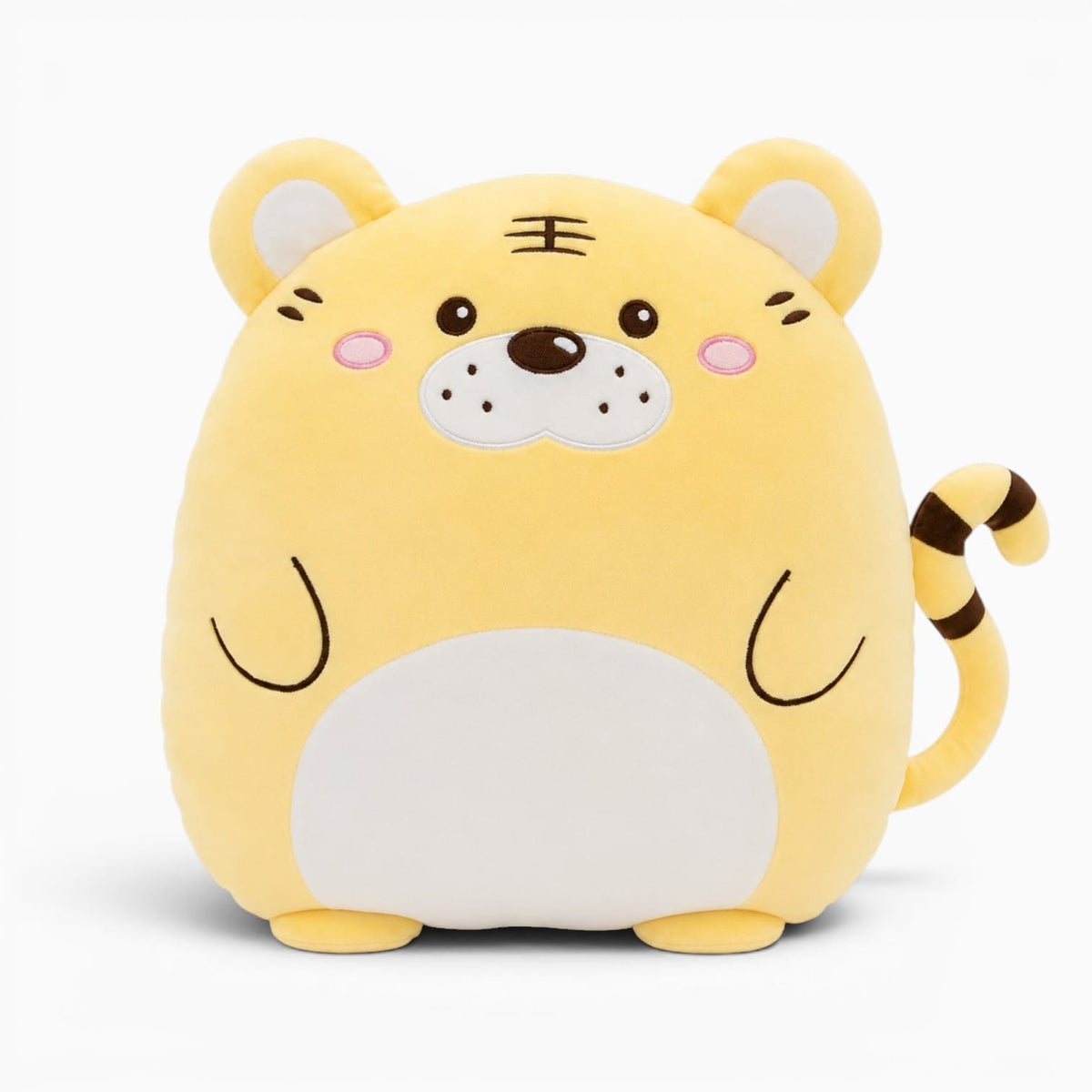 Pluschtierland Niedliches Gelbes Tiger Kuscheltier Niedliches Gelbes Tiger Kuscheltier