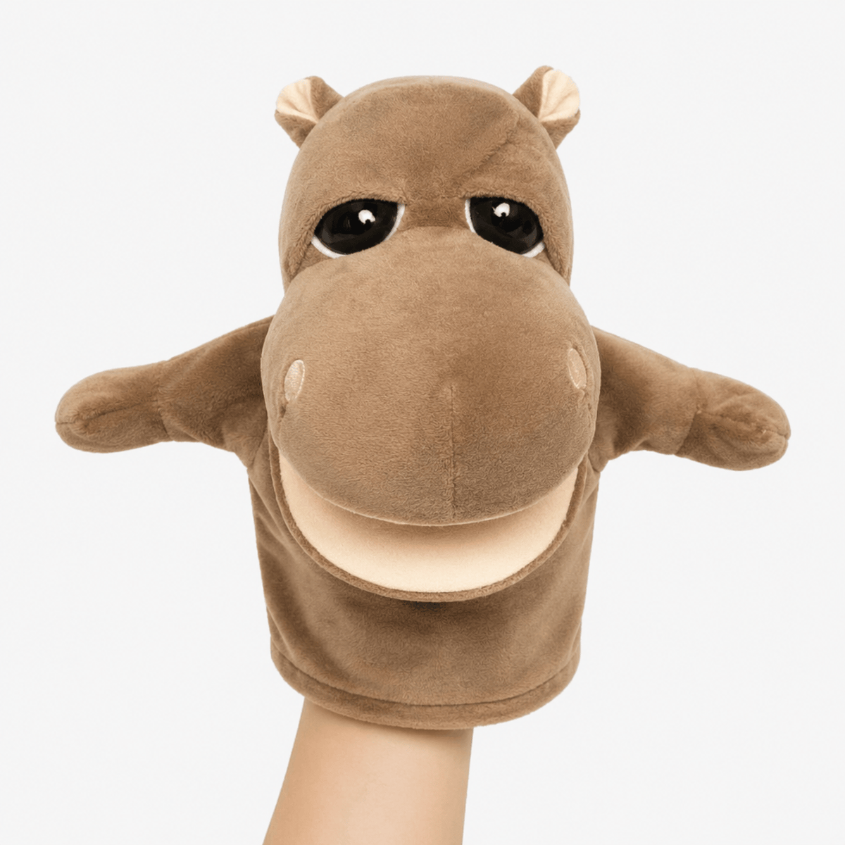 Pluschtierland Nilpferd Handpuppe Kuscheltier Nilpferd Handpuppe Kuscheltier