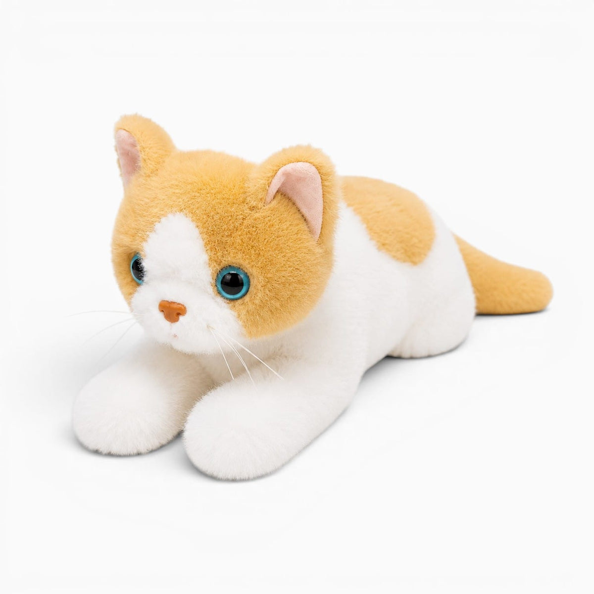 Pluschtierland Orange-weißes Katzen Kuscheltier Orange-weißes Katzen Kuscheltier