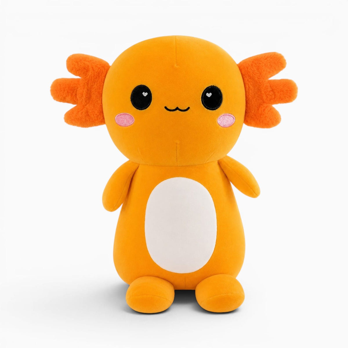 Pluschtierland Orangefarbenes Axolotl-Kuscheltier Orangefarbenes Axolotl-Kuscheltier
