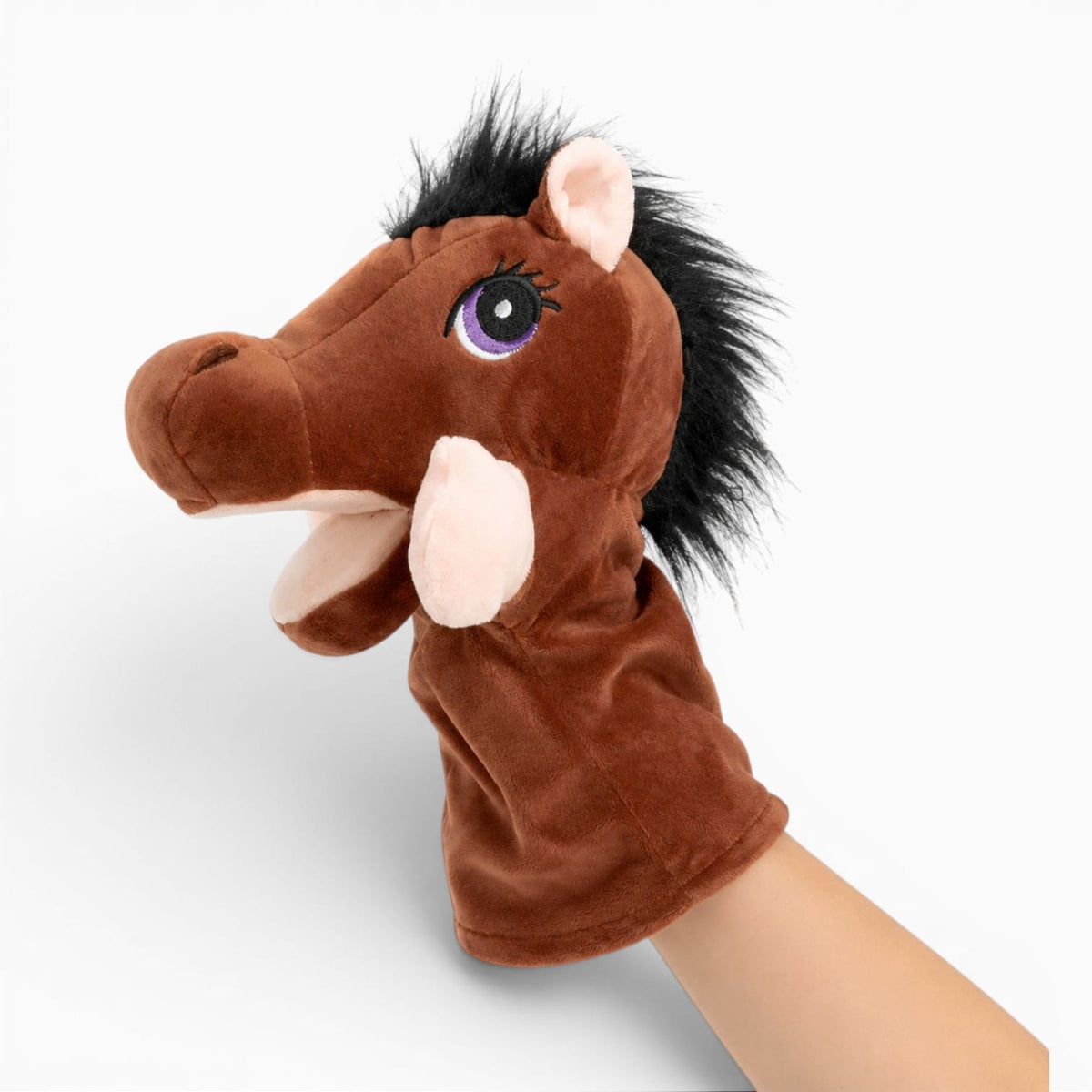 Pluschtierland Pferd Kuscheltier Handpuppe Pferd Kuscheltier Handpuppe